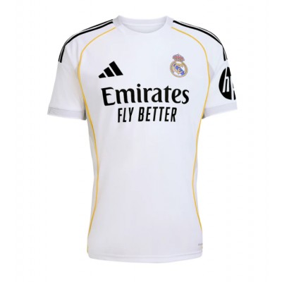 Camiseta Real Madrid Ferland Mendy #23 Primera Equipación Replica 2025-26 mangas cortas Camiseta Real Madrid Ferland Mendy #23 Primera Equipación Replica 2025-26 mangas cortas
